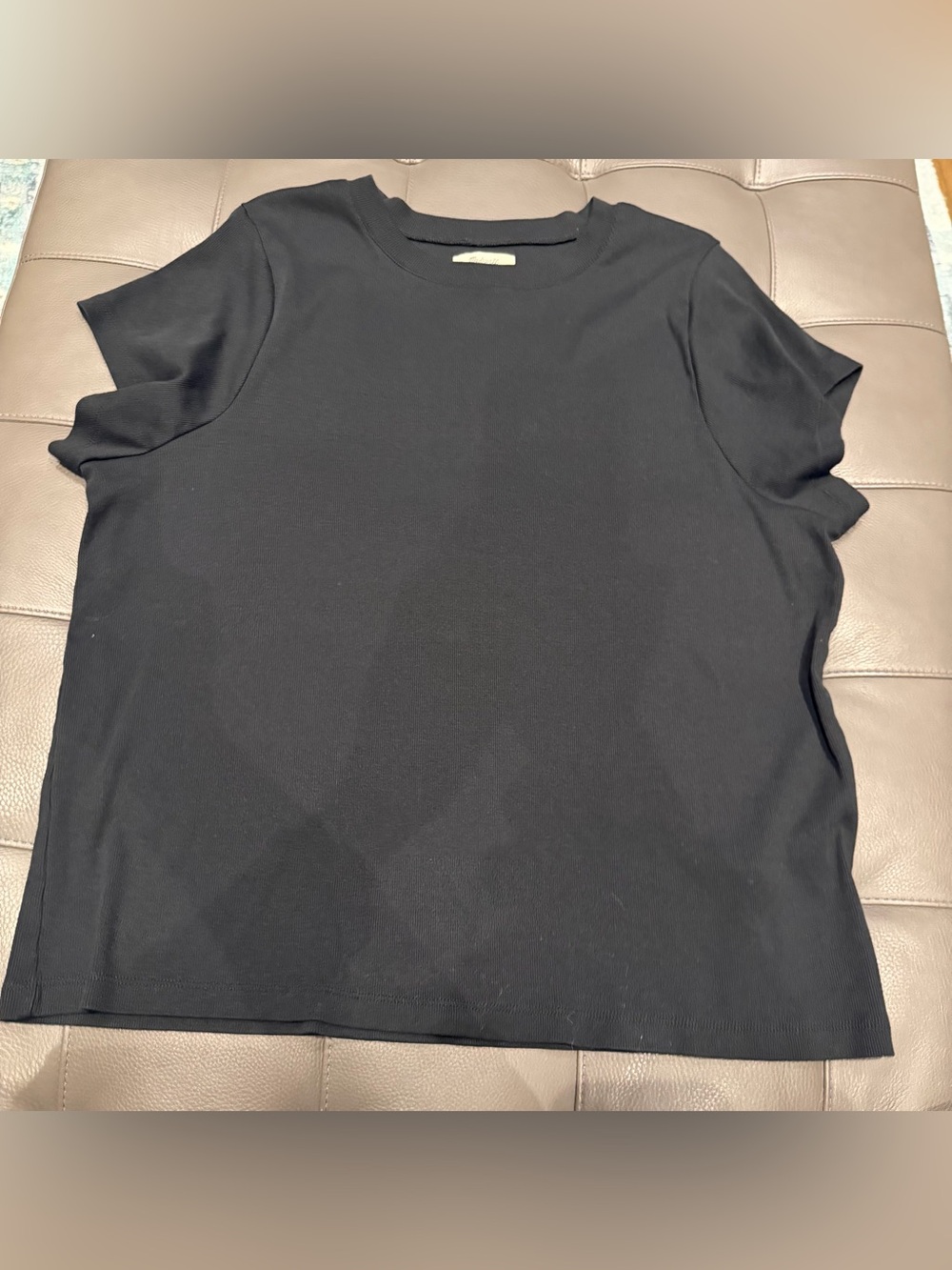 New Madewell Classic Black Short Sleeve Tee - 3X